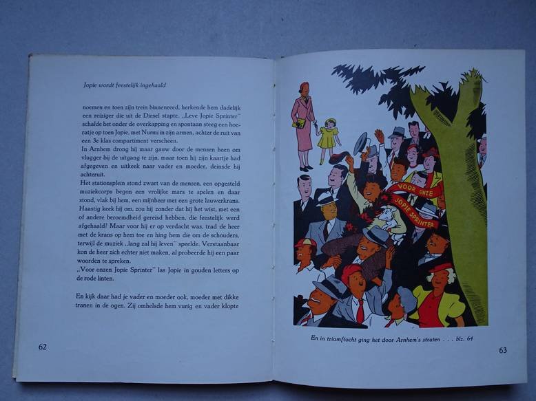 Cramer-Schaap, D.A. - De avonturen van Jopie Sprinter.