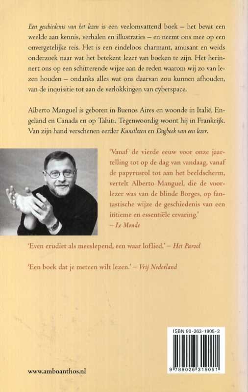 Manguel, Alberto - Een geschiedenis van het lezen.