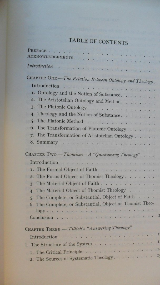 Keefe Donald J. - Thomism and the Ontological Theology of Paul Tillich