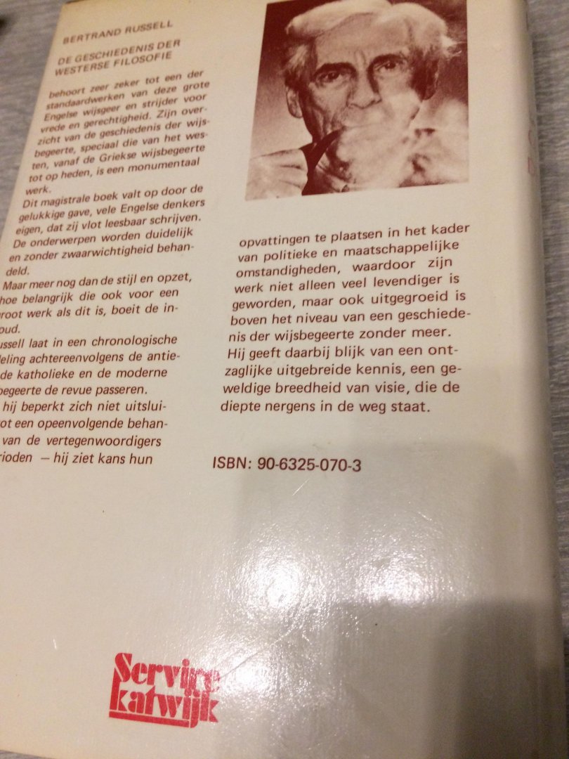 Russell, B. - Geschiedenis van de westerse filosofie / druk 5