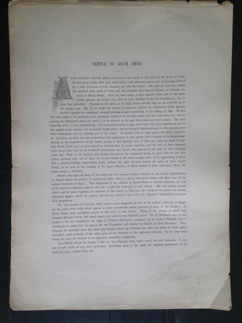 Frith, Francis - Koum Ombo, Upper Egypt, Series Egypt and Palestine