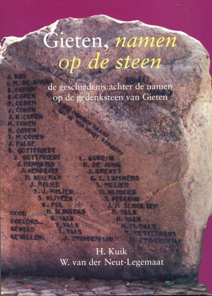 Kuik H. - Gieten, namen op de steen (tweede wereldoorlog)