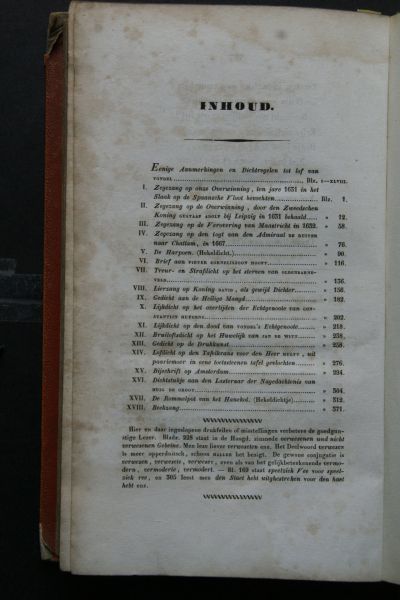 Joost van den Vondel ; Lulofs, Mr. B.H. - J. van den Vondel  door geschiedkundige inleidingen, omschrijving in proza en aantekeningen in enige van zijn kleine gedichten opgehelderd