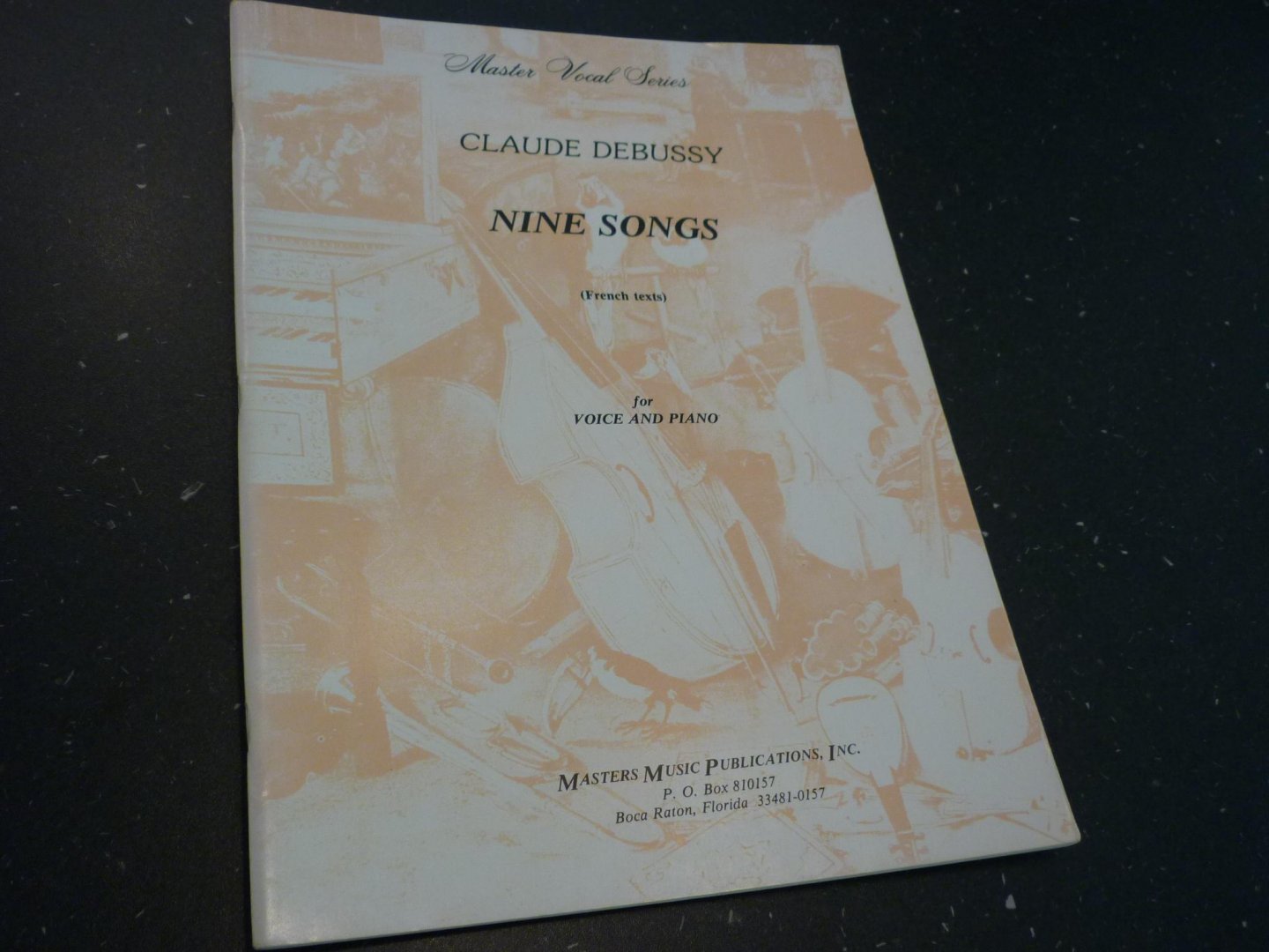 Debussy; Claude (1862-1918) - Nine songs; for voice and piano - French texts