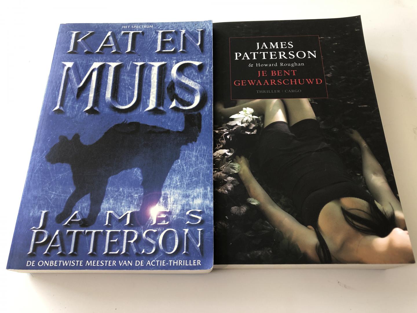 Patterson, J. - 2 boeken van James Patterson; Je bent gewaarschuwd & Kat en muis