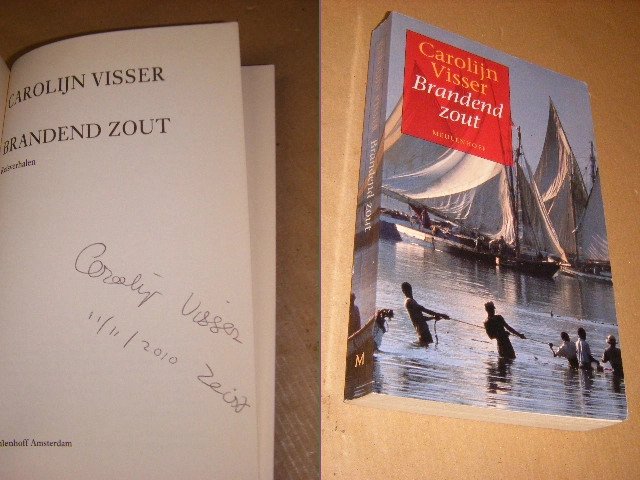 Carolijn Visser - Brandend zout [GESIGNEERD] reisverhalen