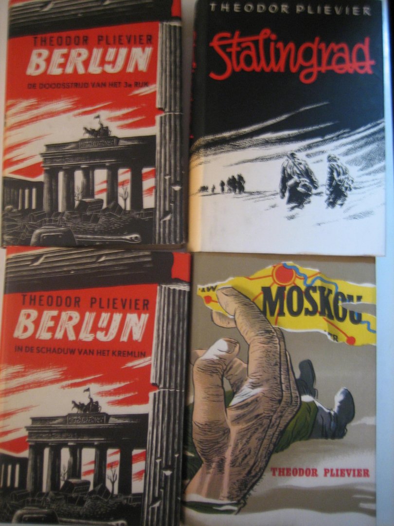 T plievier - Moskou/Stalingard/Berlijn in de schaduw van het Kremlin/Berlijn de doodsstrijd van het 3e rijk