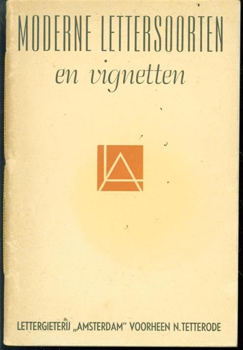 Lettergieterij Amsterdam (Amsterdam) - Moderne lettersoorten en vignetten