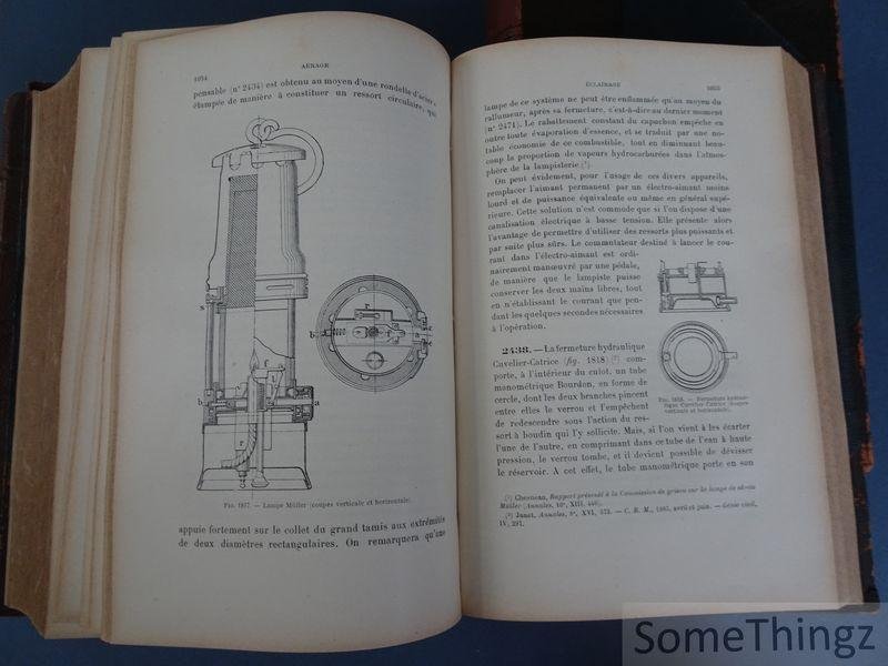 Haton de la Goupillière et Jean Bès de Berg. - Cours d'exploitation des mines. Troisième édition revue et considérablement augmentée par Jean Bès de Berg. Tome I, II et III.