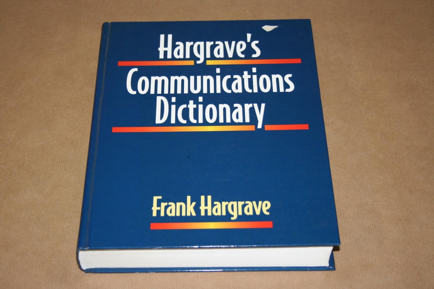 Frank Hargrave - Hargrave's Communications Dictionary