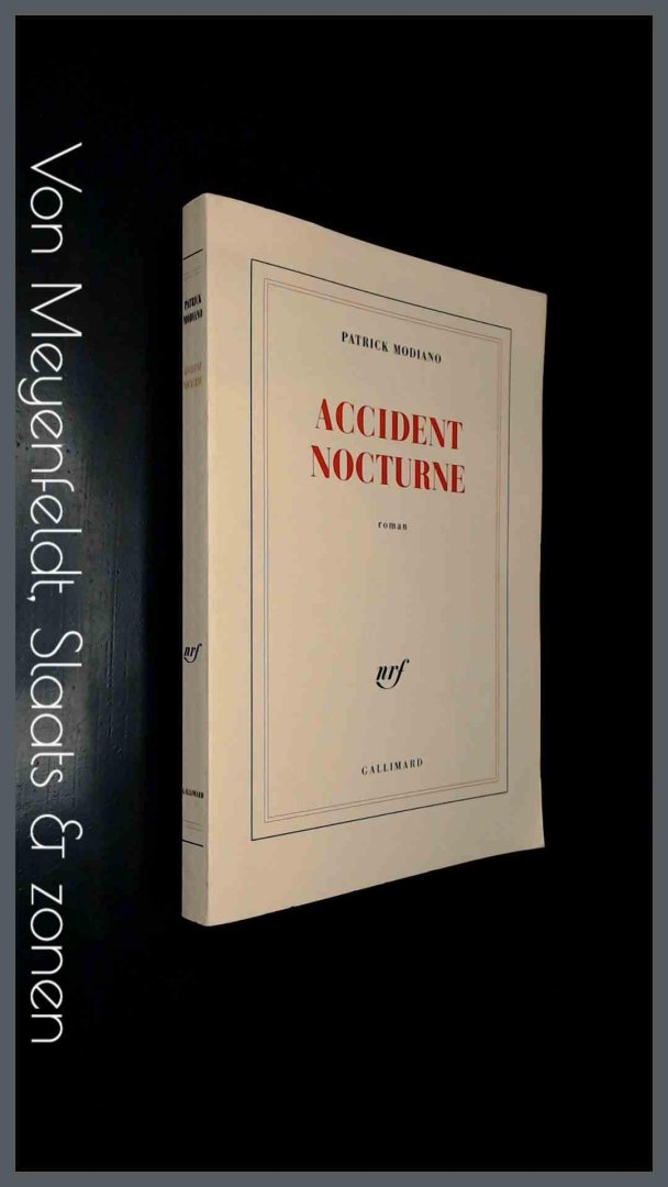Modiano, Patrick - Accident nocturne
