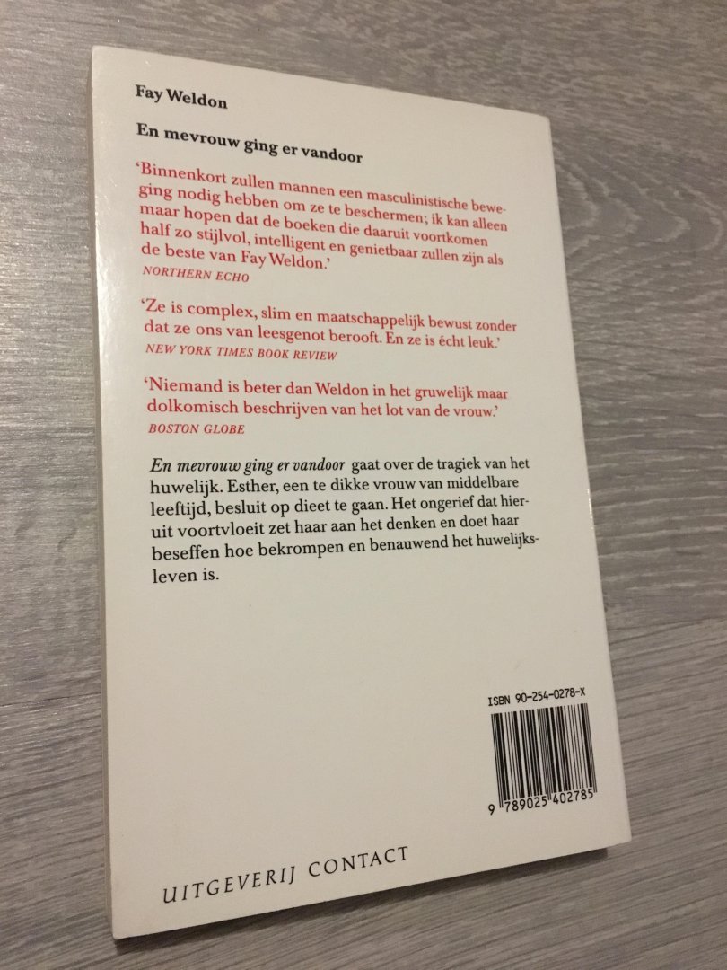 Weldon - En mevrouw ging er vandoor