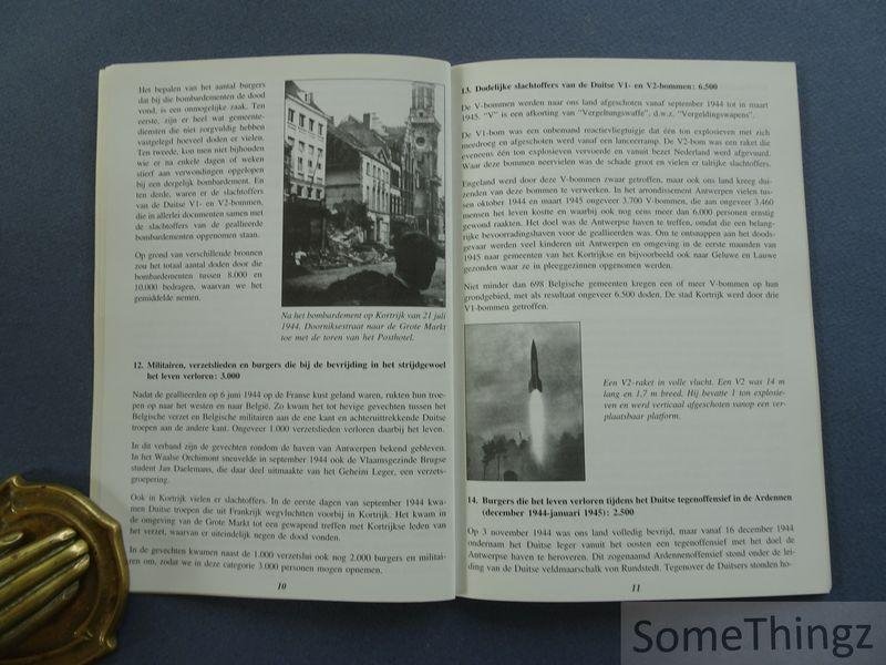 Deconinck, Walter. - Het aantal Belgische slachtoffers van de Tweede Wereldoorlog.