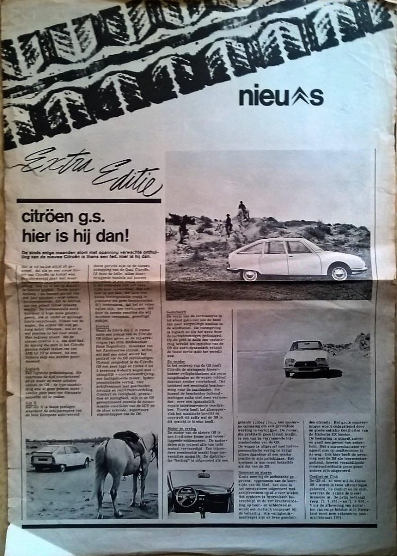 Hugenholtz, Hans (J.B.Th.) - tekst - Citroën Nieuws, Extra editie