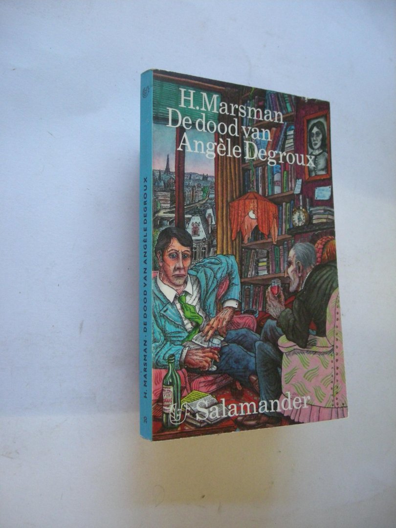 Marsman, H. / omslag J.Verburg - De dood van Angele Degroux.