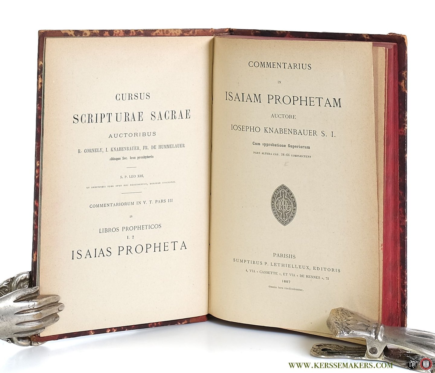 Knabenbauer, Josepho. - Commentarius in Isaiam Prophetam [ Isaias Propheta ].