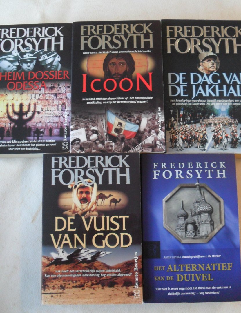 Forsyth, Frederick - Het alternatief van de duivel + De vuist van God + De dag van de Jakhals + Icoon + Geheim dossier Odessa