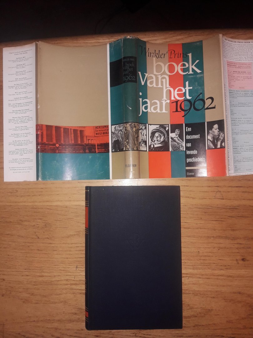 Winkler Prins redacties - Winkler Prins Boek van het jaar 1962 , al wat zich heeft voorgedaan in 1961, encyclopedisch geordend en tot een document van levende geschiedenis gerangschikt