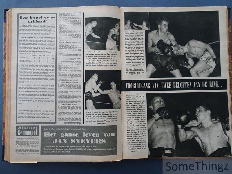 G. Defosse en J. Stockmans (red. en Mand.-Beheerders). - Sportclub: Belgisch weekblad. / Sport & Club: Belgisch weekblad. [Bundeling van 35 opeenvolgende nummers uit 1952, 6e jaargang, juni-decemeber)