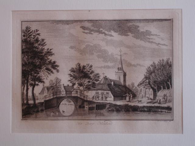 Nieuwland. - Het dorp Nieuland.
