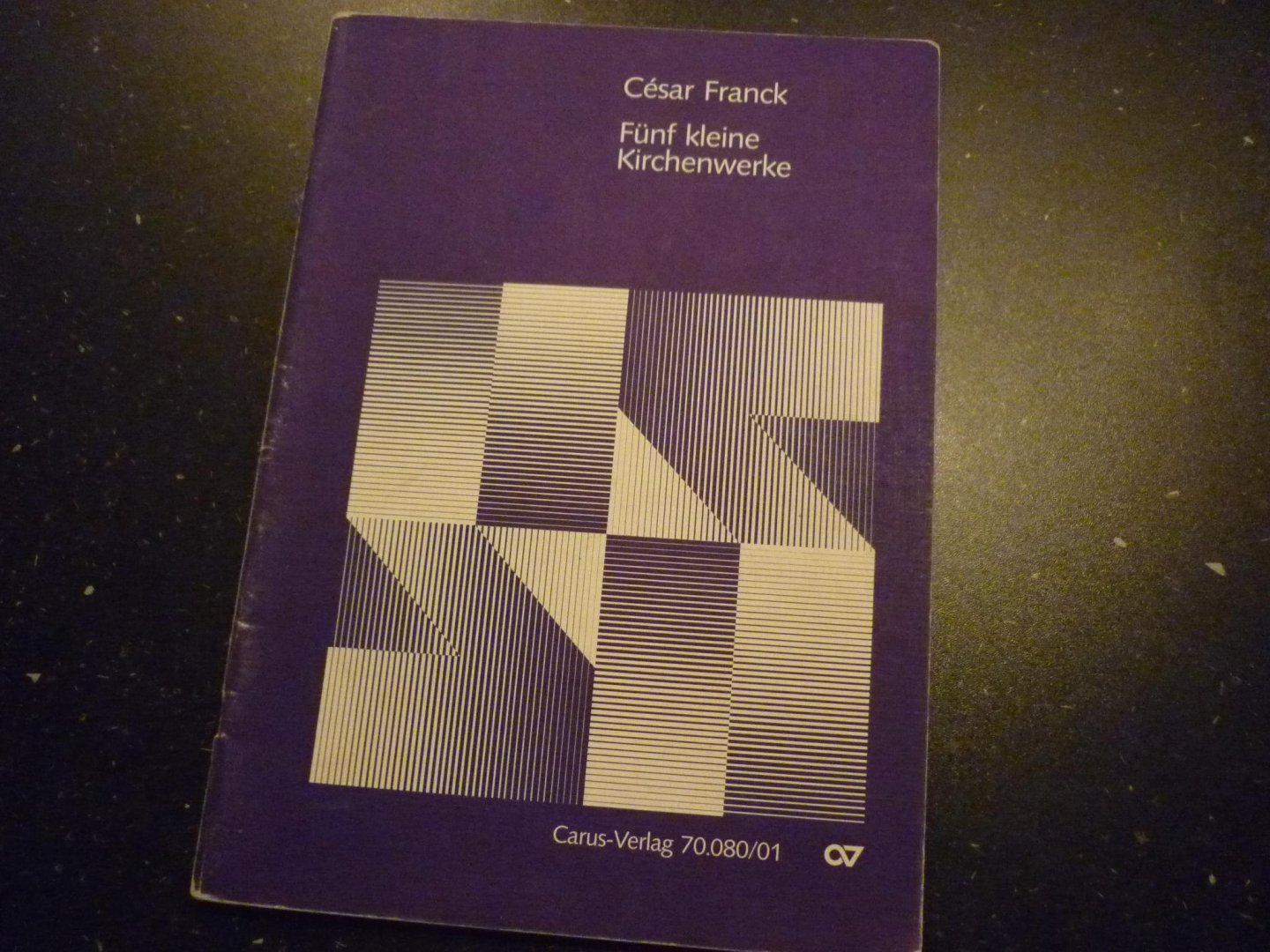 Franck; César - Funf kleine Kirchenwerke / für Singstimme (Soli / Chor) und Orgel (teilweise mit Instrumenten)
