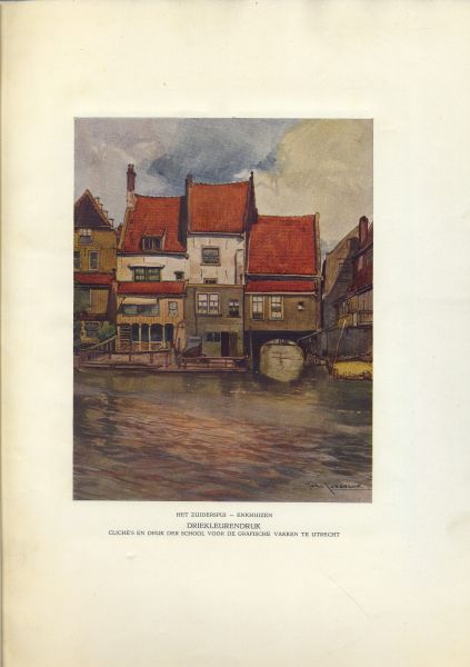 Askamp, J.H./Barten, A.W. - Gedenkboek ter herinnering aan het vijftien-jarig bestaan der school voor de grafische vakken te Utrecht 2 juli 1922