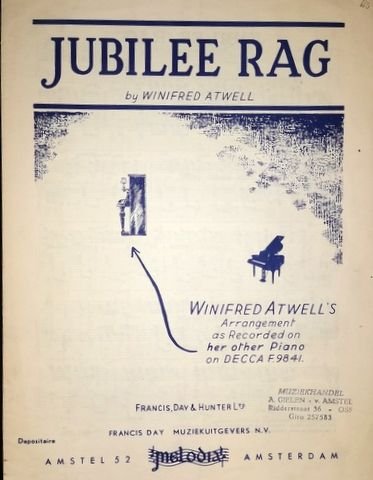 Atwell, Winifred: - Jubilee Rag. Arrangement as recorded on her other piano