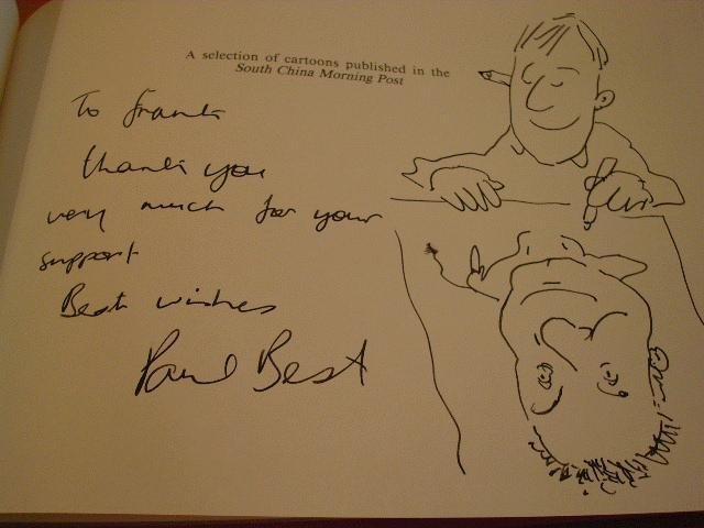 Best, Paul - Best Foot forward [SIGNED AND WITH AN ORIGINAL CARTOON BY THE AUTHOR]