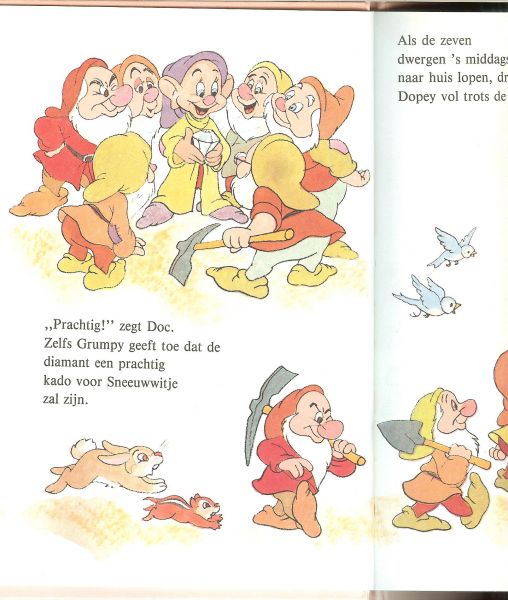 Disney Walt en vertaling door Claudy Pleysier - De zeven dwergen en de verdwenen diamant