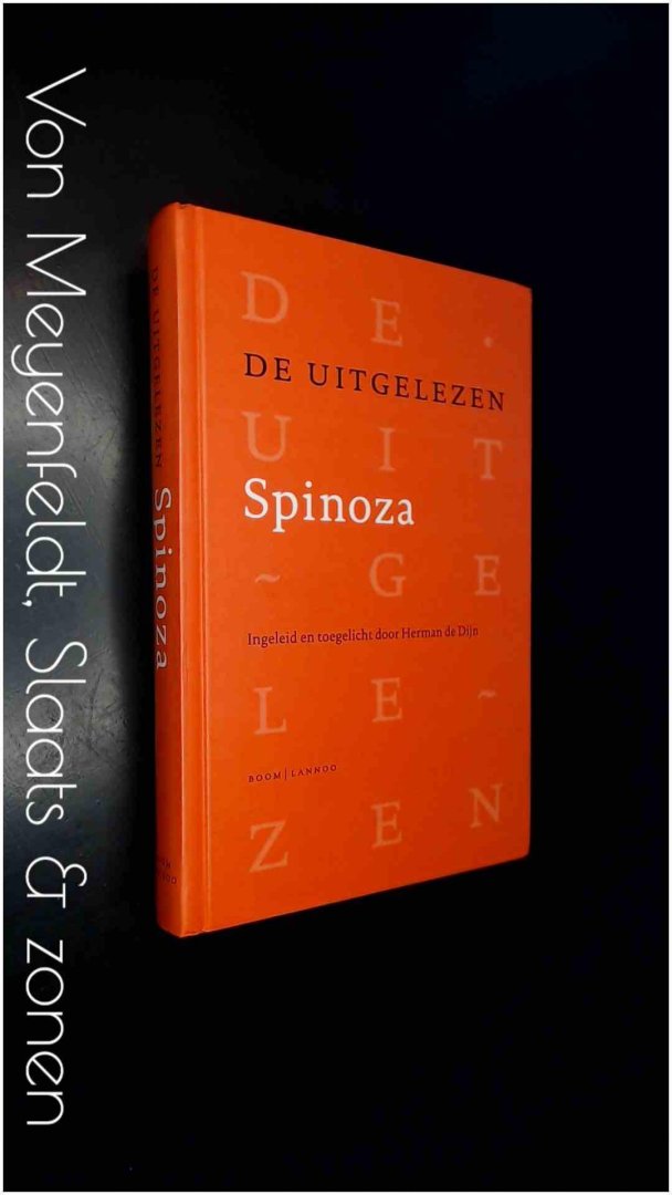 Dijn, Herman de - De uitgelezen Spinoza