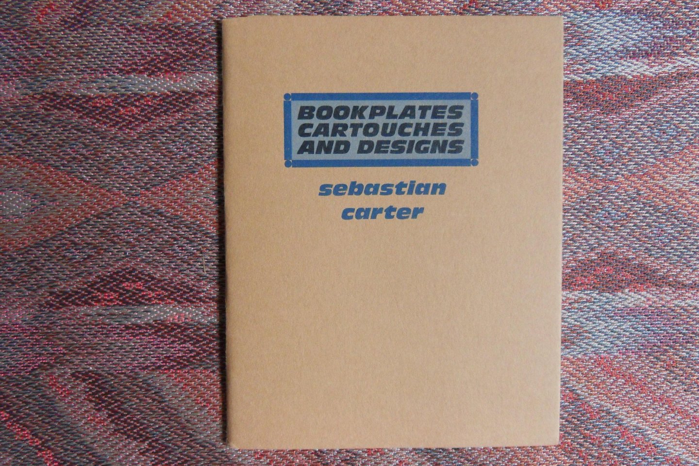 Carter, Sebastian. - Bookplates, Cartouches and Designs. [ Beperkte oplage van 150 ex. ]. - The Henry Davis Gift 1977.