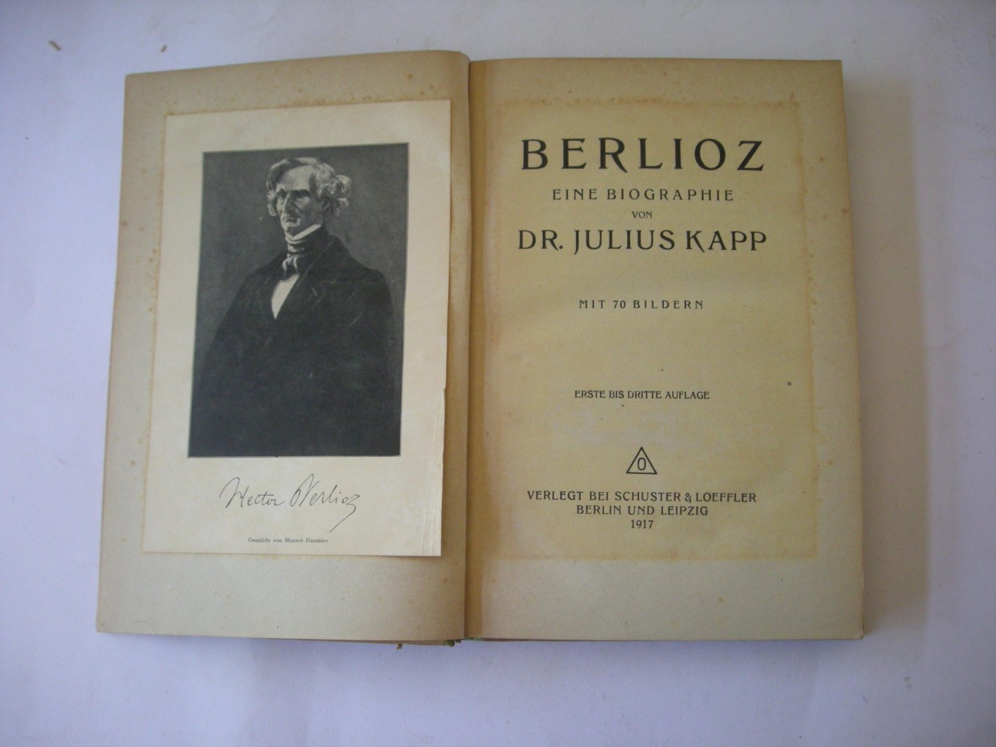 Kapp, Julius - Berlioz. Eine Biographie. mit 70 Bildern