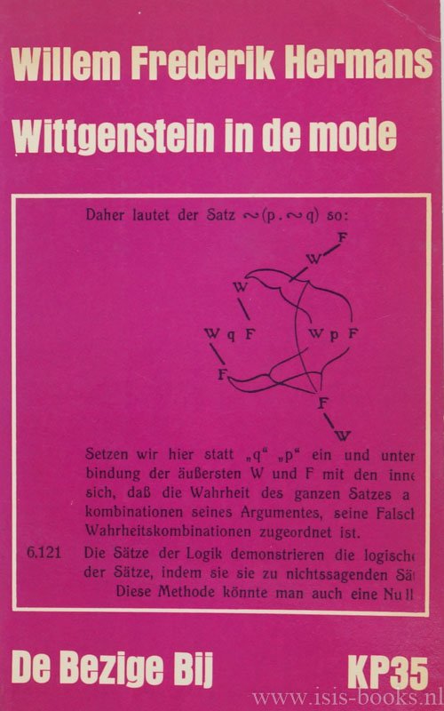 WITTGENSTEIN, L., HERMANS, W.F. - Wittgenstein in de mode.