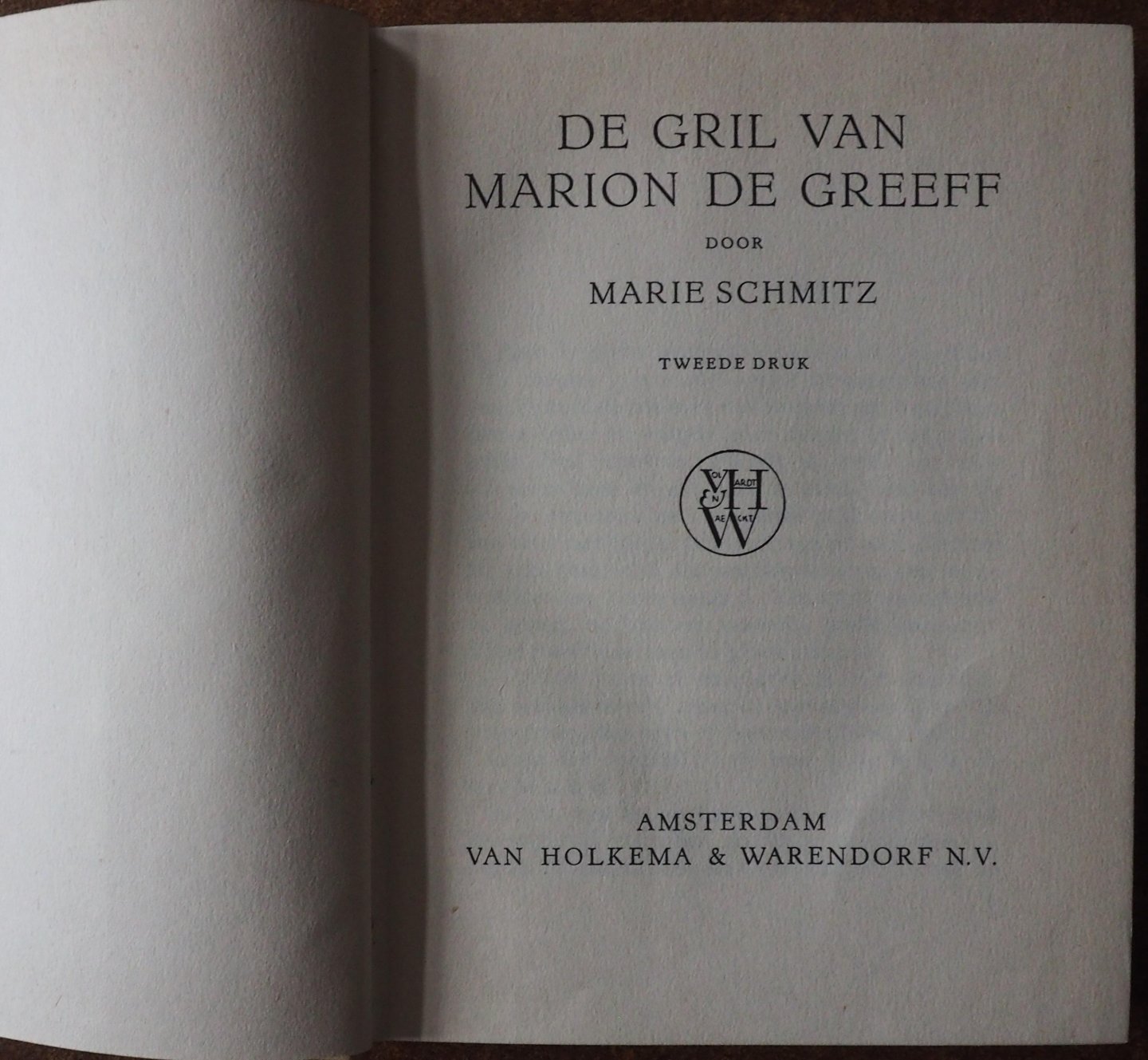 Schmitz Marie - De gril van Marion de Greeff