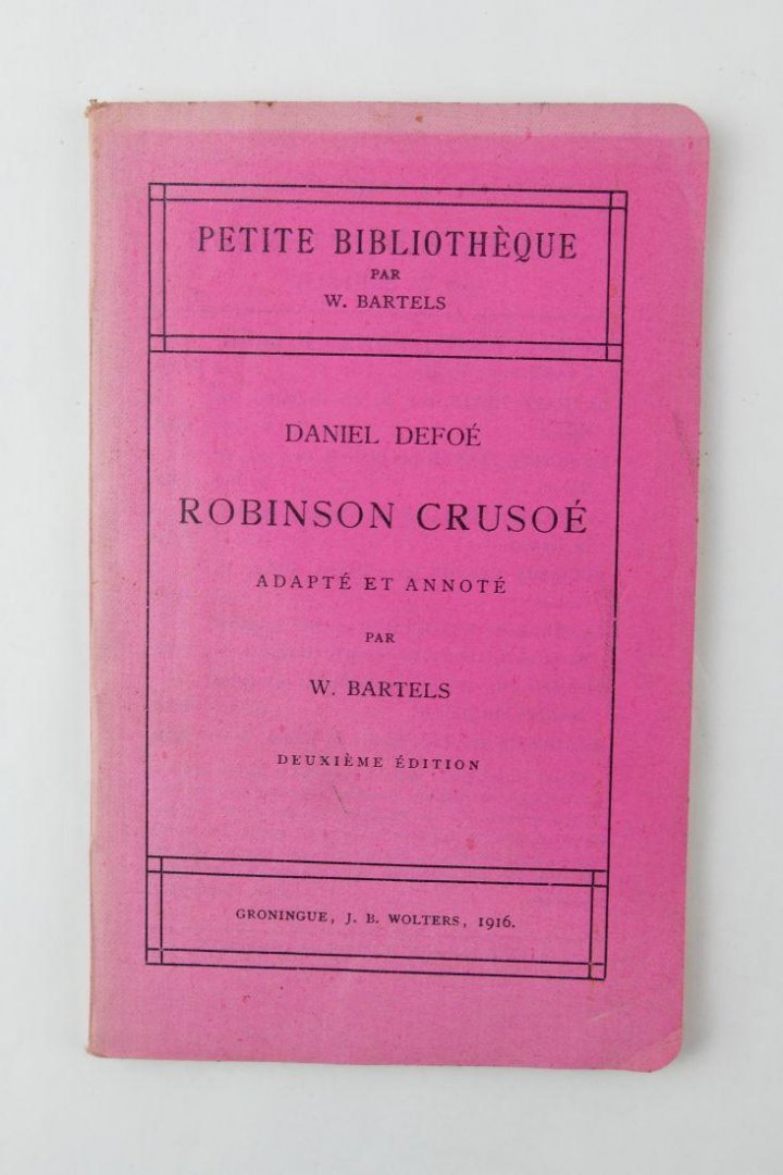 Bartels, W. - Robinson Crusoe (2 foto's)