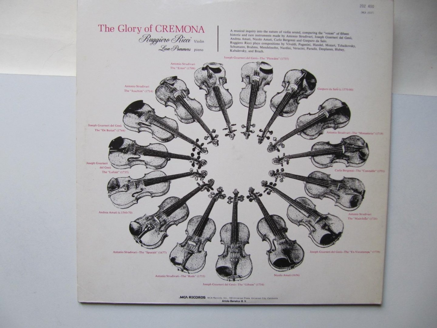 Ruggiero Ricci - The Glory of Cremona