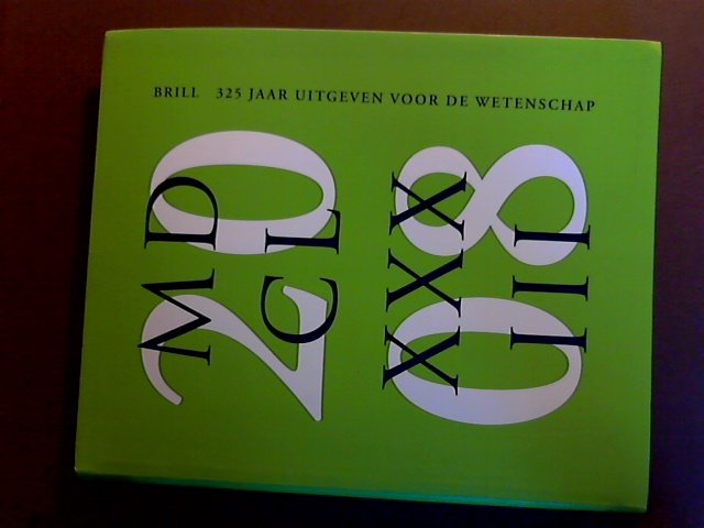 Veen, Sytze van der - Brill - 325 jaar uitgeven voor de wetenschap