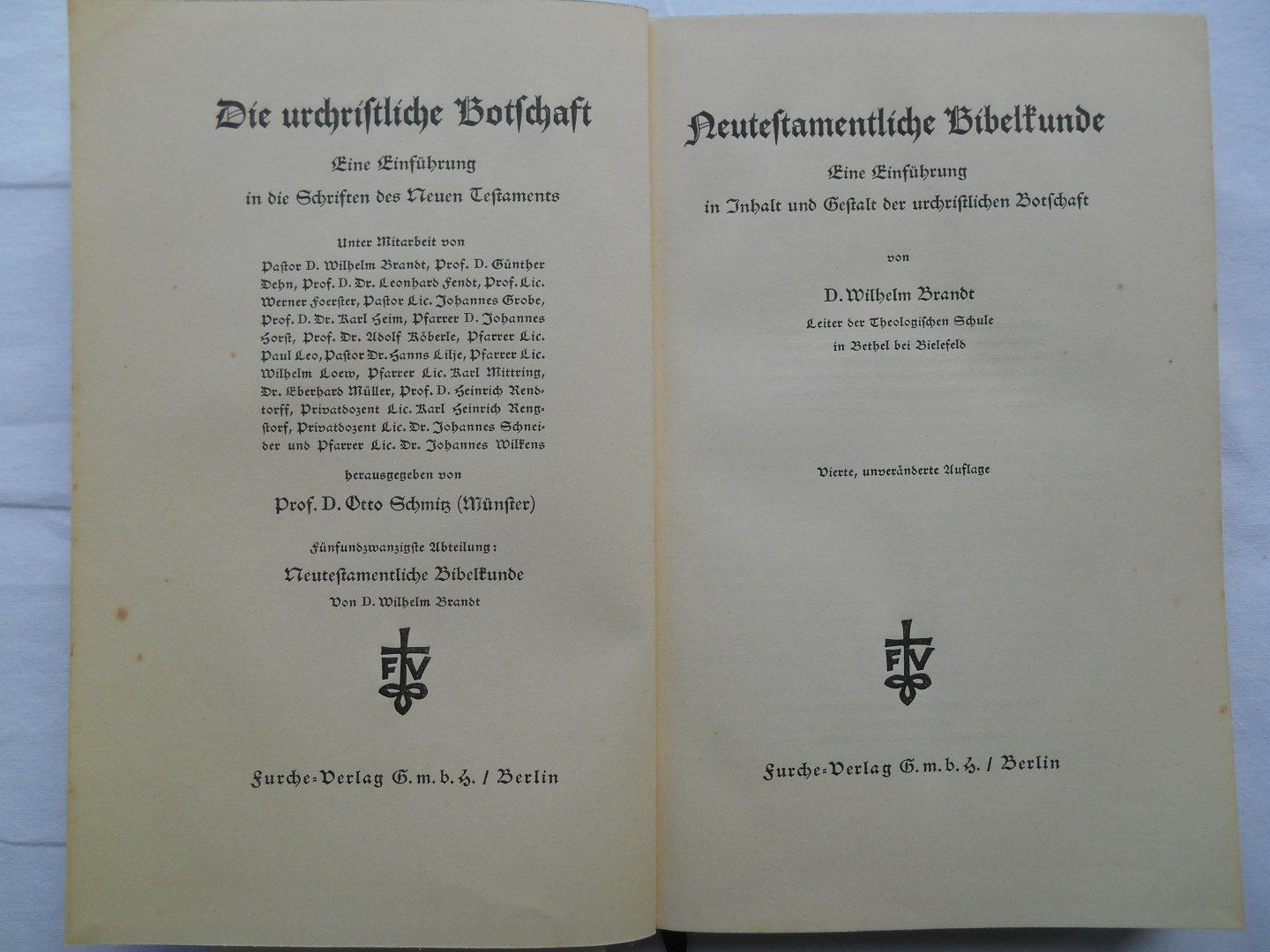 Wilhelm Brandt - Neutestamentliche Bibelkunde