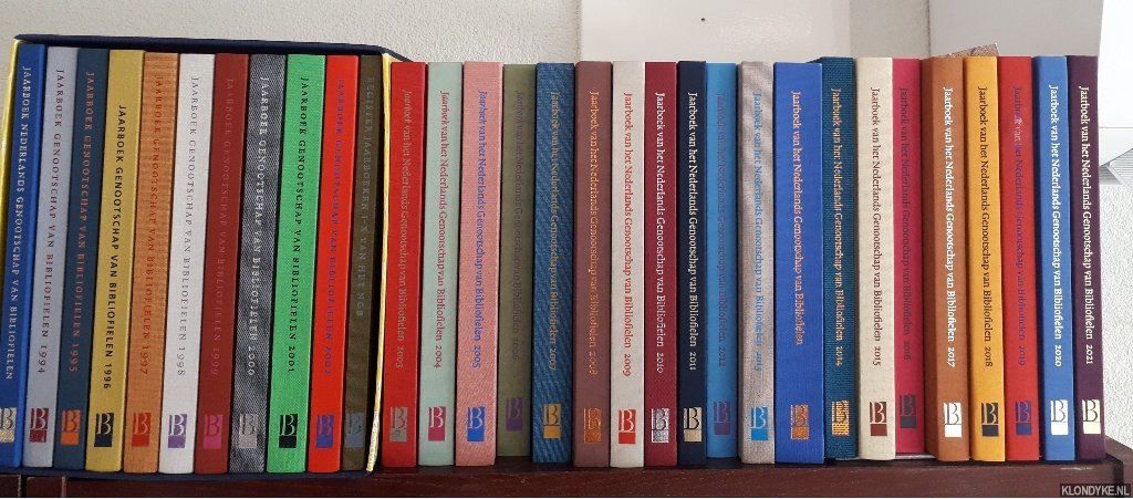Fontaine Verwey-le Grand, Isa de la (redactie) - Jaarboek van het Nederlands Genootschap van Bibliofielen 1993-2021 (29+2 delen)