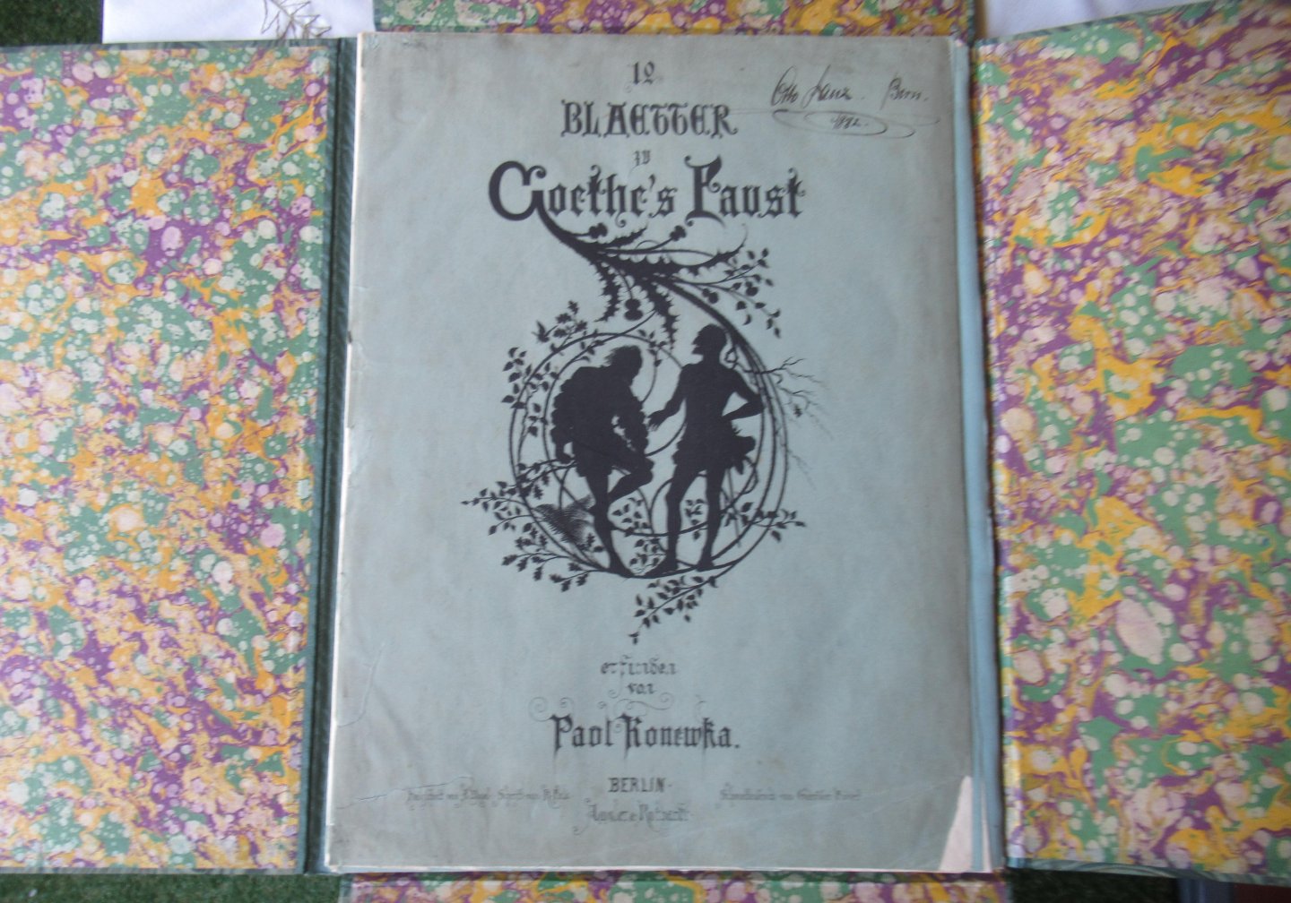 Goethe, Johann Wolfgang - Konewka Paul - 12 Blaetter zu Goethe's Faust