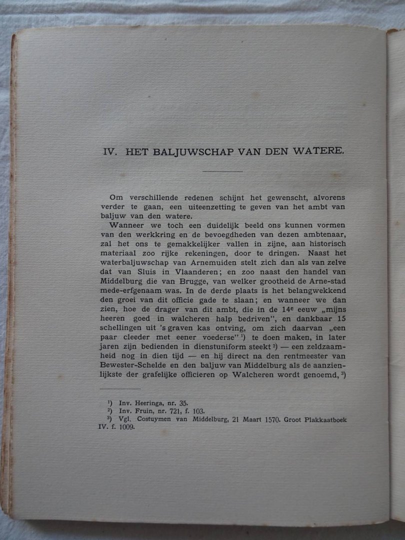 Sneller, Z.W.. - Utrechtsche bijdragen voor Letterkunde en Geschiedenis X: Walcheren in de vijftiende eeuw.