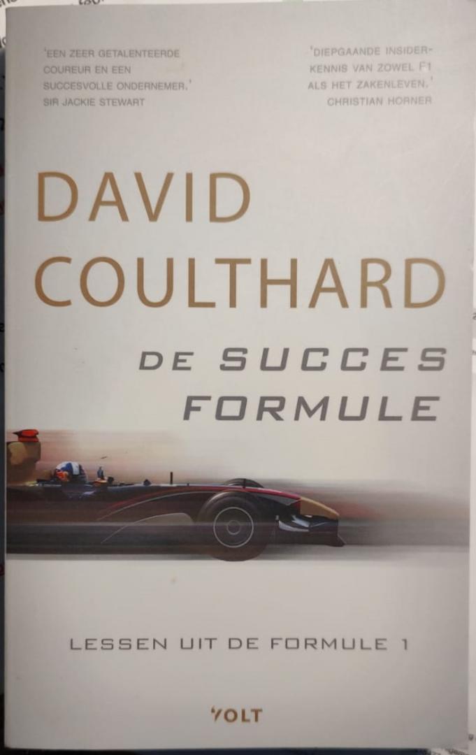 Coulthard, David - De succesformule / Lessen uit de Formule 1