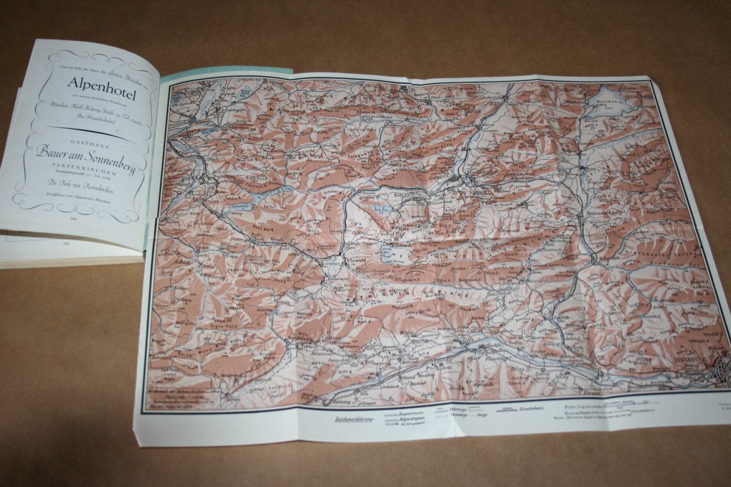 Alois Adam - Führer durch Garmisch-Partenkirchen -- und das Gebiet der Mittenwaldbahn von Innsbruck bis zu den Königschlössern...