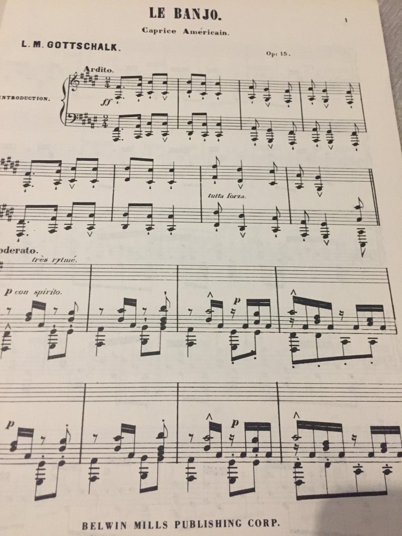 Kalmus piano series ,Richard Hoffman - Gottschalk album for piano solo