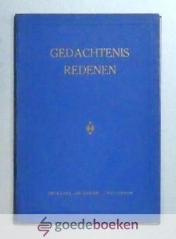 Oordt, M. Hofman, J. Fraanje en G.H. Kersten, Ds. J.R. van - Gedachtenisredenen --- Uitgesproken bij de herdenking van de 25 jarige vereeniging der Gereformeerde Gemeenten in Nederland op 10 october 1932 te Rotterdam