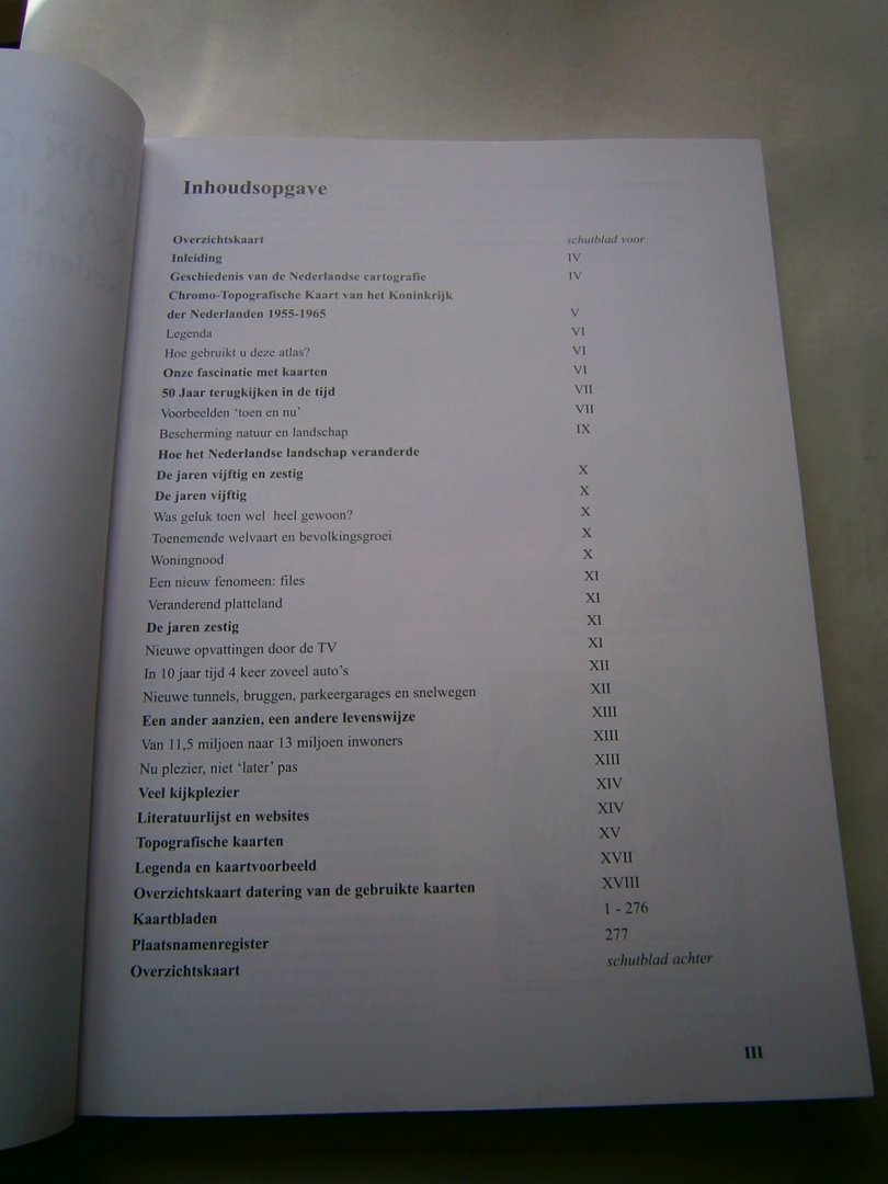 Kuiper, M - Atlas van topografische kaarten Nederland