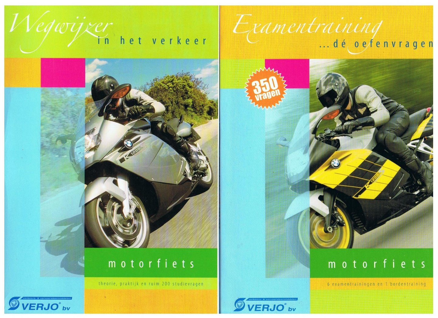 Redactiegroep Verjo bv - Wegwijzer in het verkeer en Examentraining oefenvragen Motorfiets