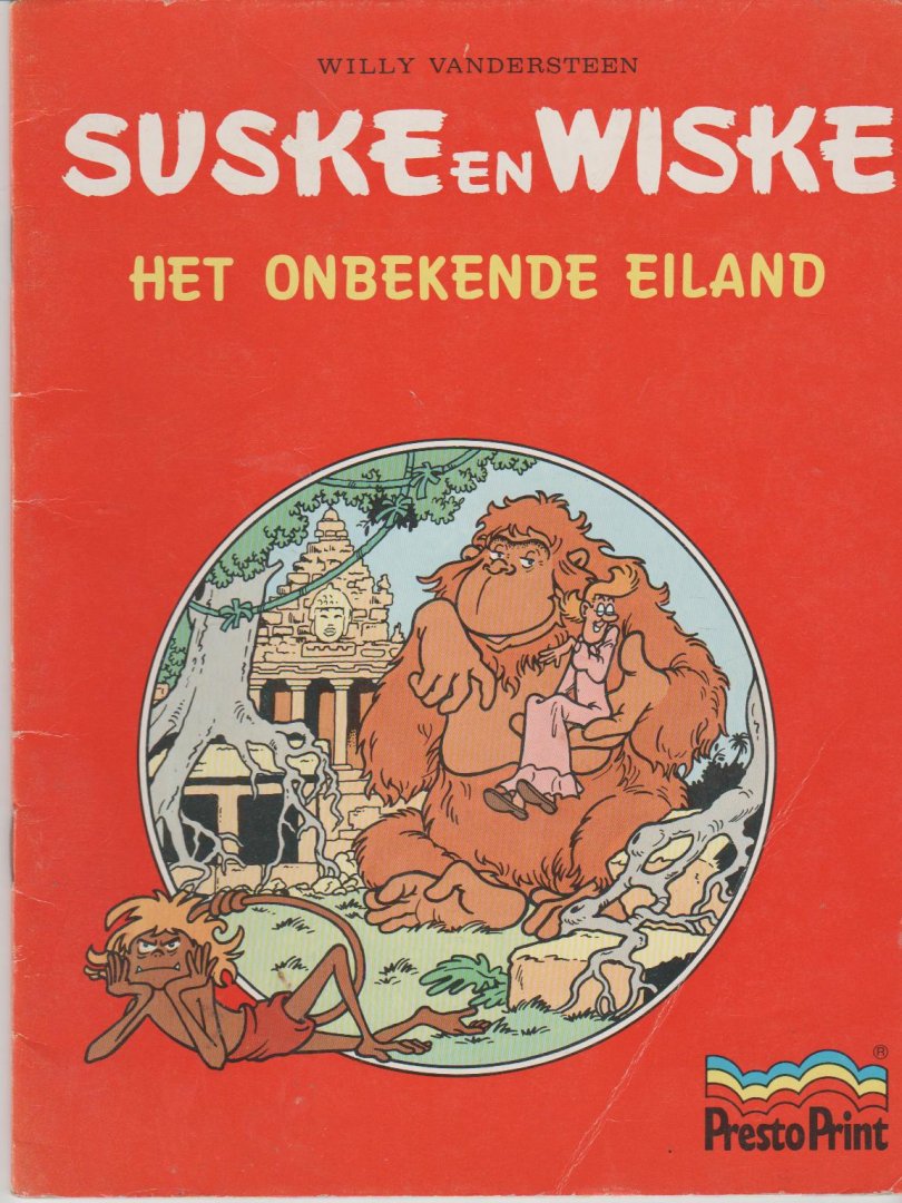 Vandersteen,Willy - Suske en Wiske het onbekende eiland presto print