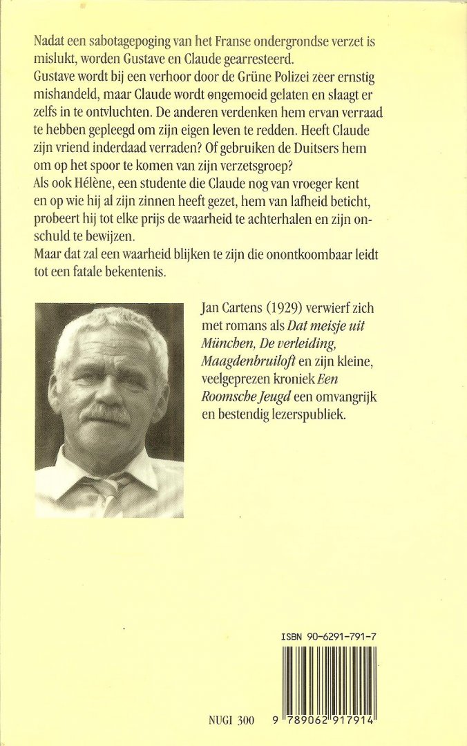 Cartens, Jan . illustraties omslag August Renoir  [ Baadstertje]  en Julie Bergen  Ontwerp omslag - De bekentenis