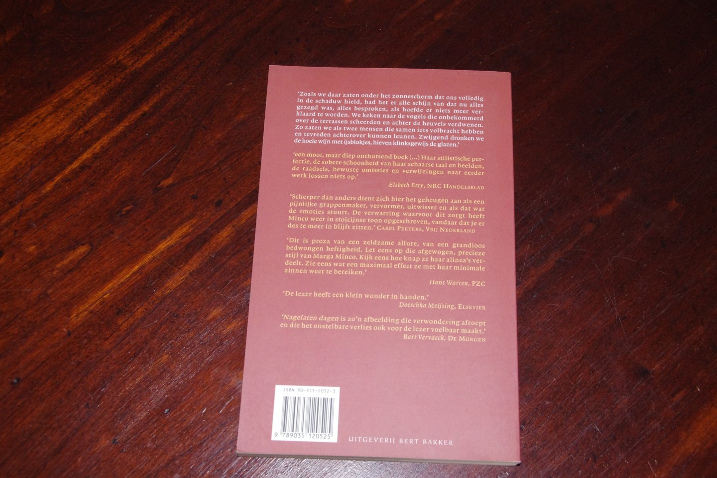 Minco, M. - Nagelaten dagen